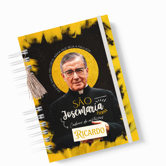 Caderno Personalizado Splendor Fidei São Josemaría Escrivá